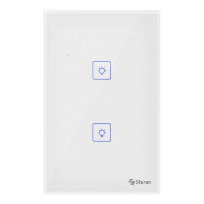 Interruptor Wi-Fi* touch doble