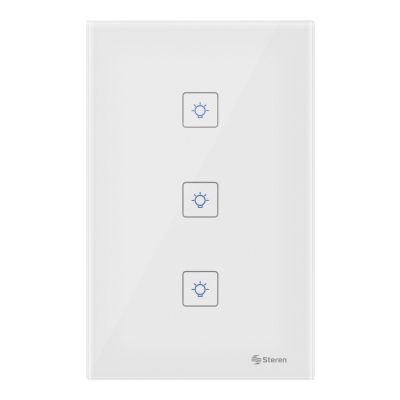 Interruptor Wi-Fi touch triple