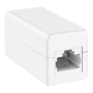 Adaptador cruzado (crossover) jack a jack RJ45 de 8 toma corrientes CAT 5e, tipo Keystone