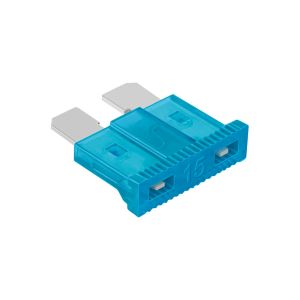 Fusible automotriz de 32 Vcc  15 A, azul