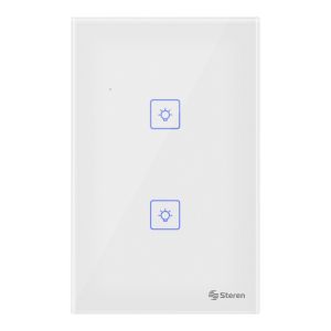 Interruptor Wi-Fi* touch doble