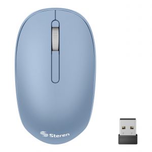 Mouse Bluetooth*/ RF, multidispositivo 800 DPI color azul