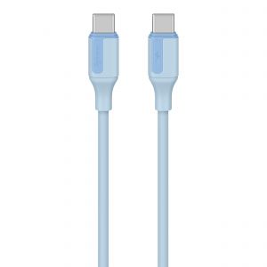 Cable USB C de 3 m 65 W, color azul