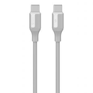 Cable USB C de 3 m 65 W, color gris