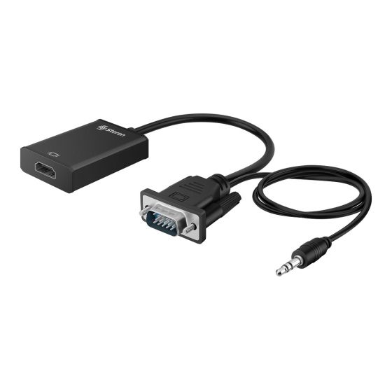 Adaptador 3go De HDMI Macho A VGA Hembra – Conecta Monitores VGA A Salidas HDMI, Ideal Para PC, Portátiles Y Consolas